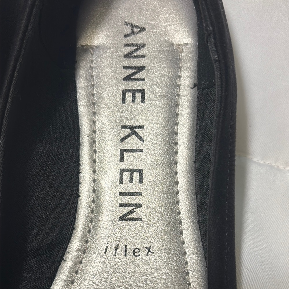 Anne Klein Oalise Black Flats Slip-On - Picture 5 of 9